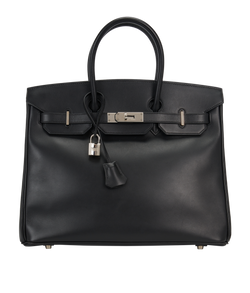 Birkin 35 in Noir Tadelakt, [F]2002, DB/CL/L/K/E, 2*